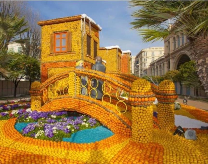Magnifique T2 Proche Mer Et Ville Refait A Neuf Avec Terrasse Menton Exteriér fotografie